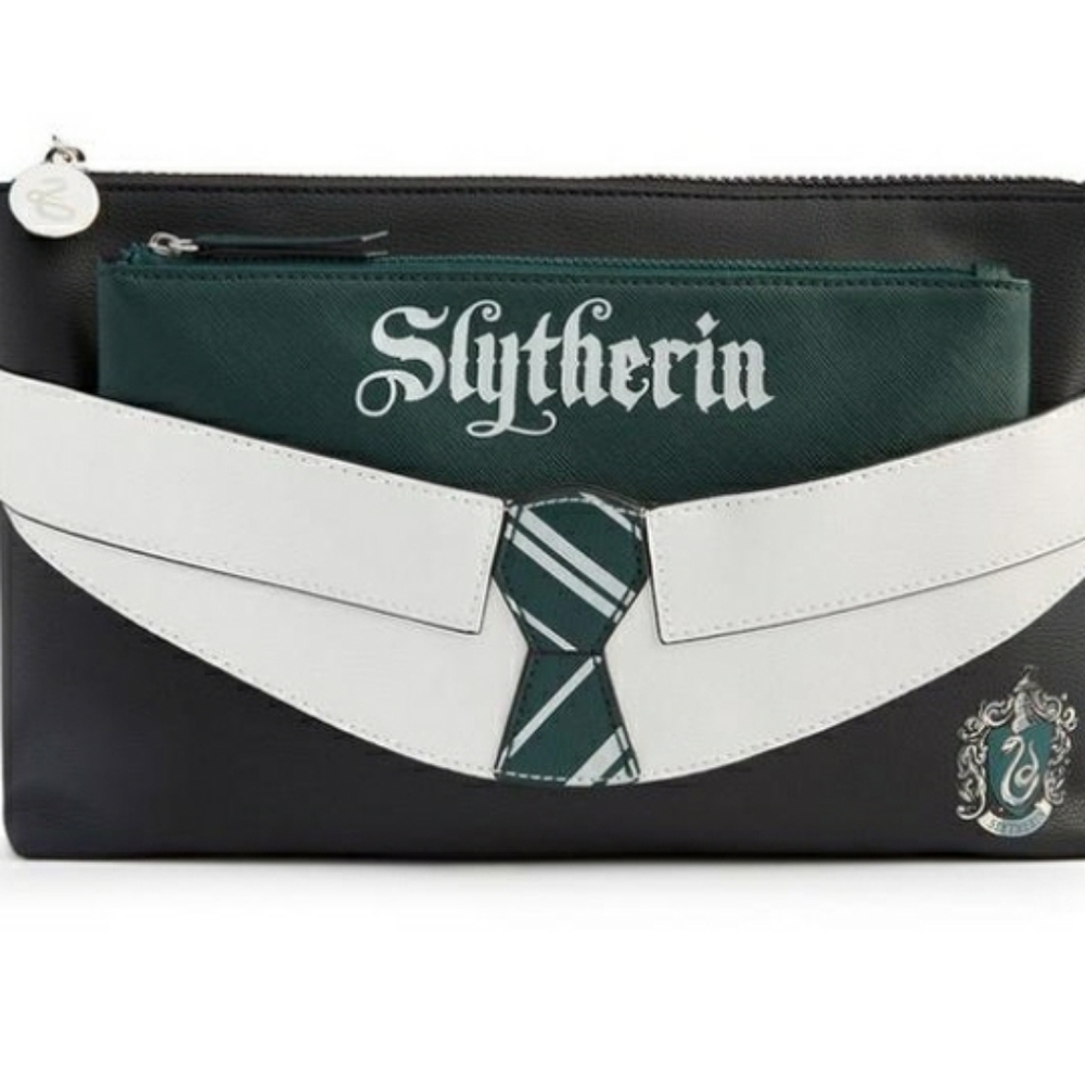 Slytherin mini bag / cosmetic bag